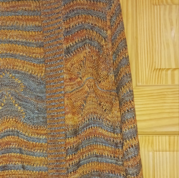 SOFT SURROUNDINGS LADIES WOMENS LARGE LG L LONG CARDIGAN KIMONO LNEW $118 - Picture 2 of 2